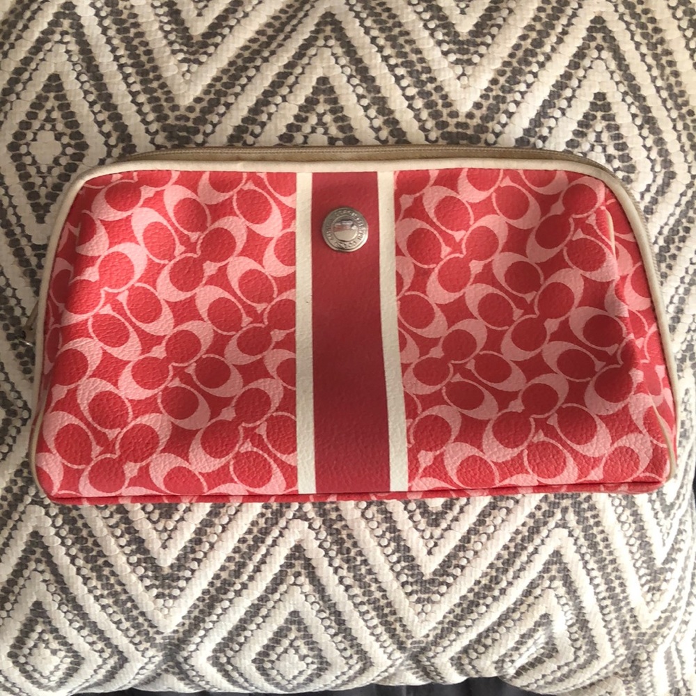 Coach make up bag
